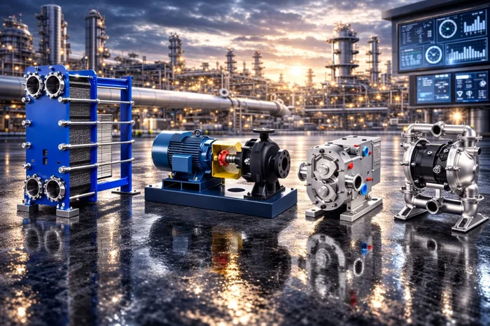 Bombas industriales y equipos de procesamiento PFC Corp